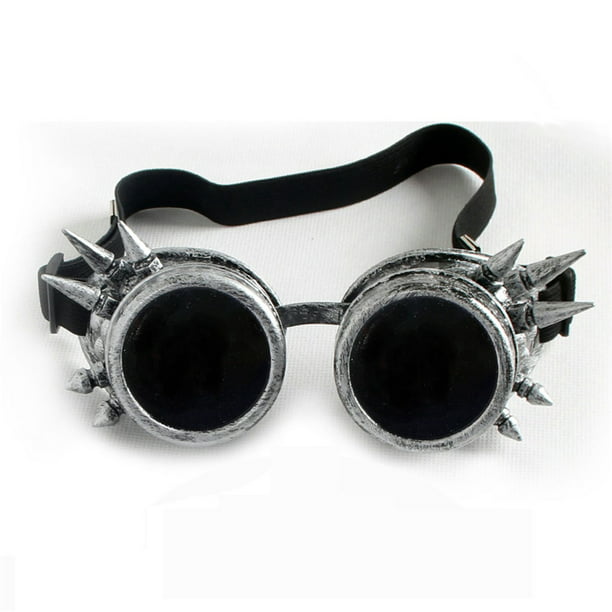 Steampunk Google Len Glasses Welding Cyber Biker Gothic Rave Cosplay Man Top Hat